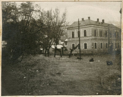 Travnik: Gornja čaršija (Württembergstrasse), velika poplava