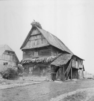 Gušće (Sisak) - Drvena katnica kbr. 204, građena 1870. godin