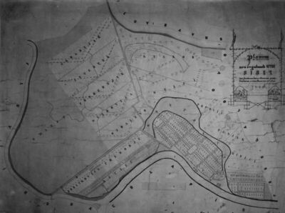 Sisak - Fistrovićeva regulaciona osnova Siska iz 1829. godin