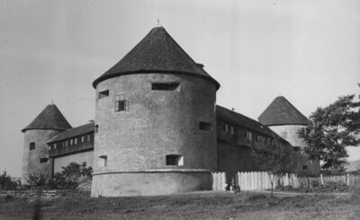 Sisak - Stari grad - Opći pogled sa sjeveroistočne strane s 