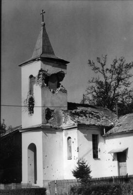 Novska - Crkva sv. Dimitrija - Vanjština - pogled s jugozapa