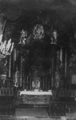 Glina - Glavni oltar sv. Ivana Nepomuka iz zagrebačke katedr