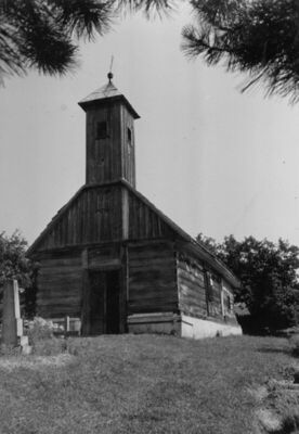 Donja Budičina (Petrinja) - Grobljanska drvena kapela Sv. Ma