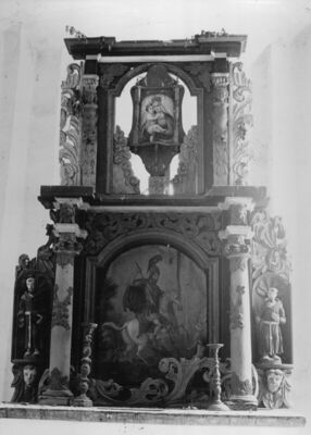 Letovanci (Sisak) - Kapela Sv. Jurja, glavni oltar Sv. Jurja