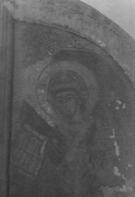 Majske Poljane (Glina) - Slika, tempera na drvu: Marija iz N