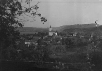 Hrastovica (Petrinja) - Panorama mjesta s crkvom