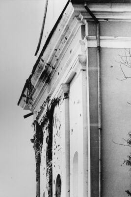 Gornje Komarevo (Sisak) - Župna crkva Sv. Katarine oštećena 