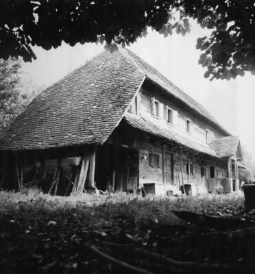 Gušće (Sisak) - Dvorišno pročelje kuće kbr. 198; vlasnik Đur