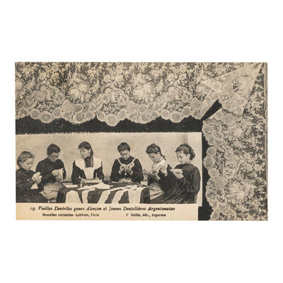 19. Vieilles Dentelles genre Alençon et Jeunes Dentellieres 