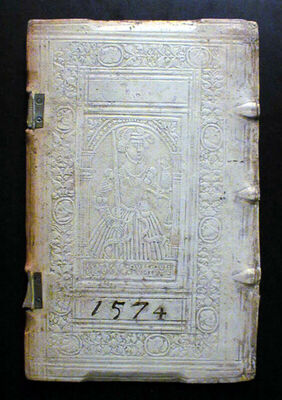 Korice knjige iz 1574.