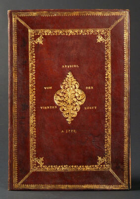 Articul von der vierten Zunft, A. 1771.
