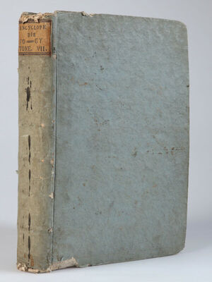 Encyclopedie, ou dictionnaire raisonne des sciences, des art