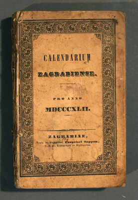 Zagrabiense Calendarium pro anno communi 1842. ... Zagrabiae