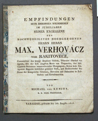 Empfindungen ....Max. Verhovacz von Rakitovecz...von Michael