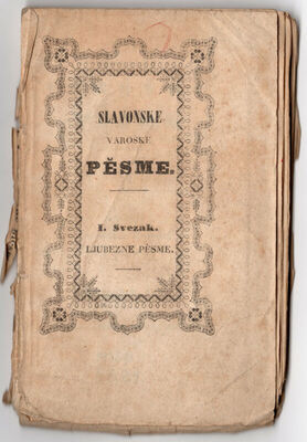 Slavonske varoške pesme sabrane po Slavoljubu Slavončeviću..