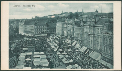 Jelačićev trg 1930-ih