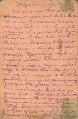 Pismo od 12. kolovoza 1914.