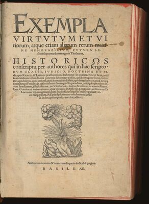 Exempla virtutum et vitiorum, atque etiam aliarum rerum maxi