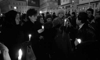 Prosvjed na Trgu bana Josipa Jelačića, 21. siječnja 1991.