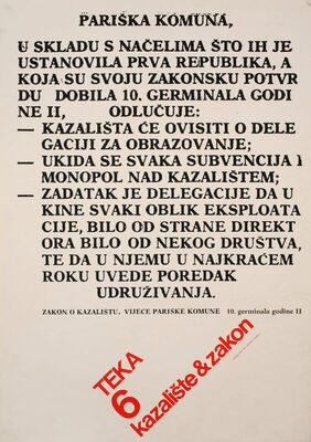 TEKA 6 Kazalište i zakon...