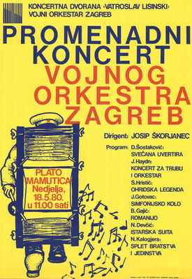 Promenadni koncert vojnog orkestra Zagreb