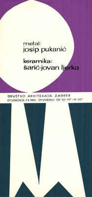 metal: Josip Pukanić keramika: Šarić-Jovan Ljerka