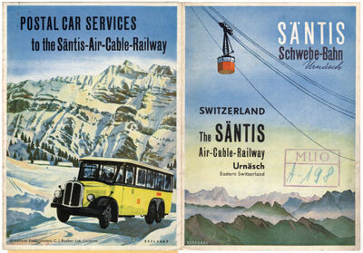 SANTIS Schwebe-Bahn Urnasch Switzerland