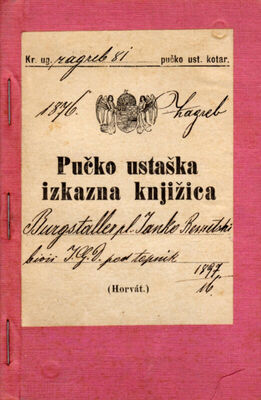 Pučko ustaška izkazna knjižica