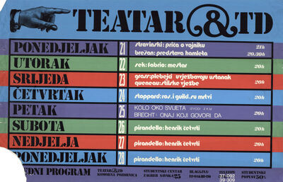 Teatar &TD tjedni program