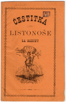 Čestitka listonoše za godinu 1877