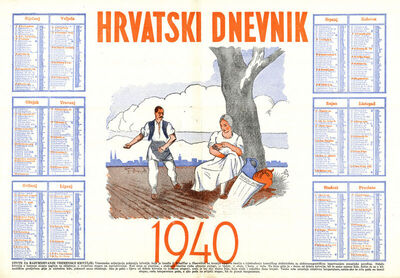 HRVATSKI DNEVNIK 1940