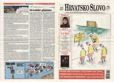 Hrvatsko slovo- tjednik za kulturu
