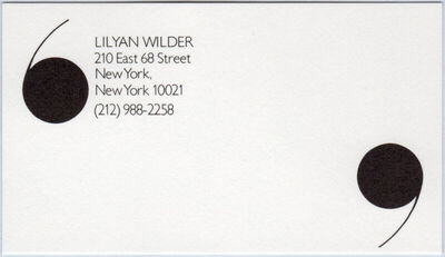 Lilyan Wilder