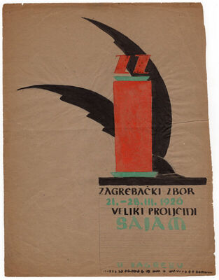 zagrebački zbor 21.-28.III.1926 veliki proljetni sajam u Zag