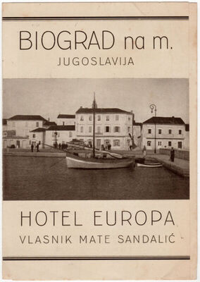 BIOGRAD na m. Jugoslavija HOTEL EUROPA