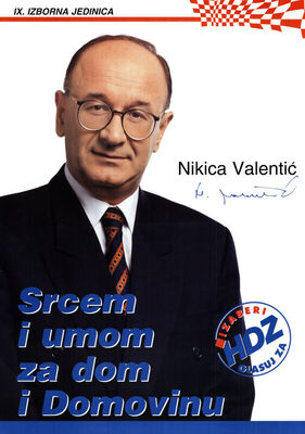 Nikica Valentić Srcem i umom za dom i Domovinu