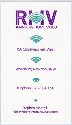 RHV Rainbow Home Video