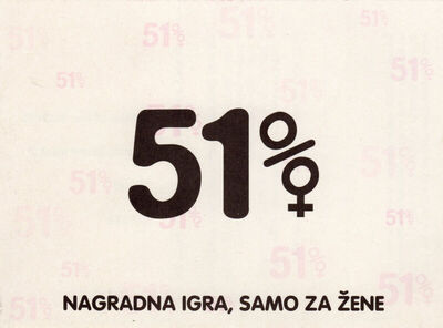 51% nagradna igra, samo za žene