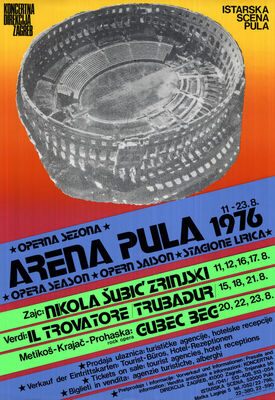 Operna sezona Arena Pula 1976