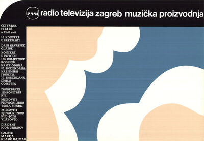 RTZ MUZIČKA PROIZVODNJA: ZAGREBAČKI SIMFONIČARI I RTZ ciklus
