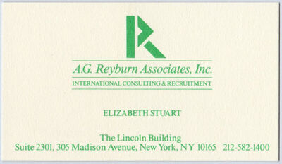 A.G. Reyburn Associates, Inc.