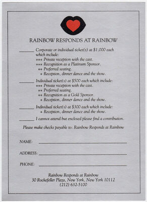 Rainbow responds at Rainbow