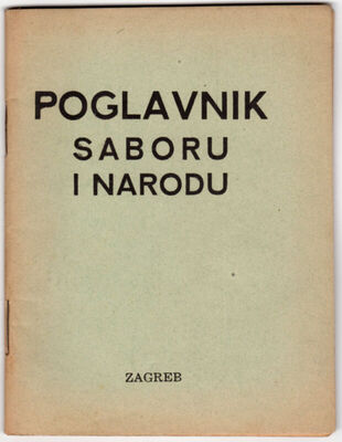 POGLAVNIK SABORU I NARODU