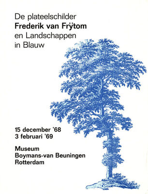 De plateelschilder Frederik van Frytom en Landschappen in Bl
