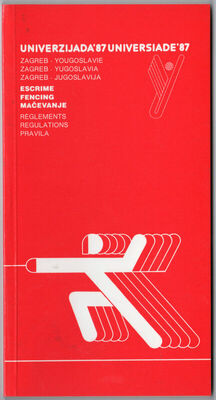Univerzijada '87 Zagreb Jugoslavija mačevanje pravila