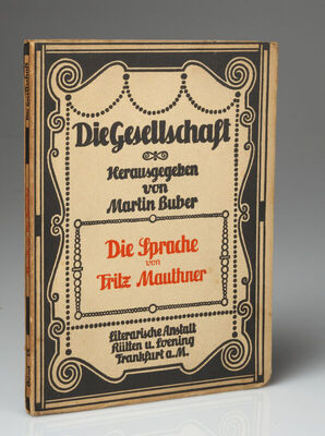 Die Sprache von Fritz Mauthner, Frankfurt am Main Literarisc