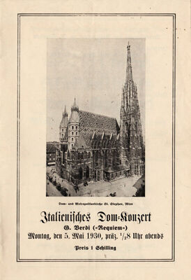 Italienisches Dom-Konzert G. Verdi