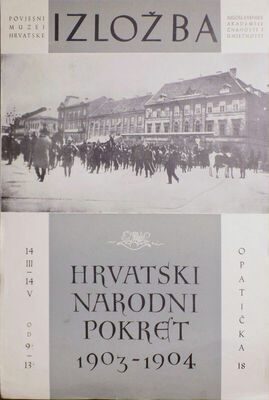HRVATSKI NARODNI POKRET 1903-1904