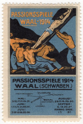 Passionsspiele waal 1914.