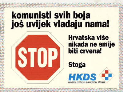 komunisti svih boja još uvijek vladaju nama!
